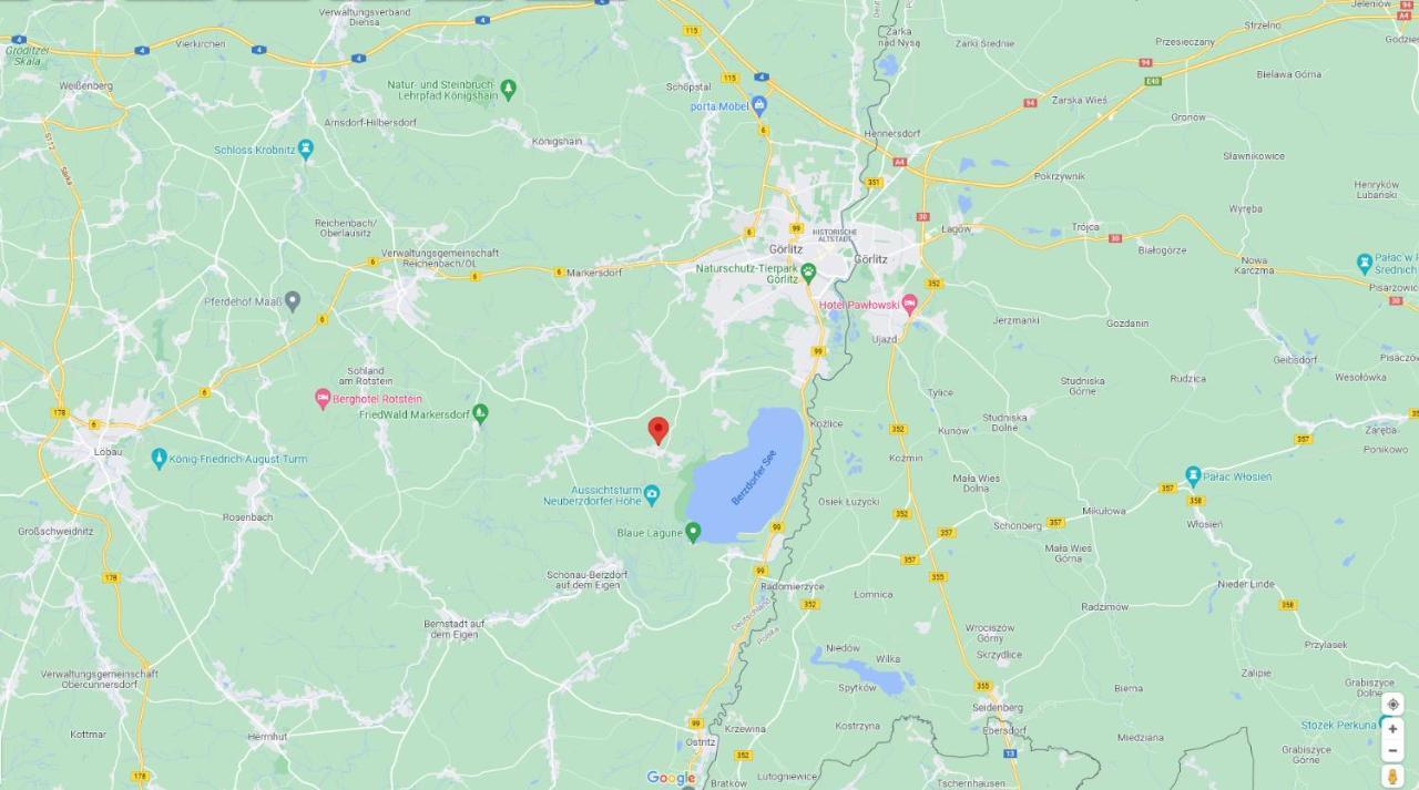 Hotel Kreuzbergbaude Beim Berzdorfer See Mit Wohlfuehl Sauna Markersdorf المظهر الخارجي الصورة