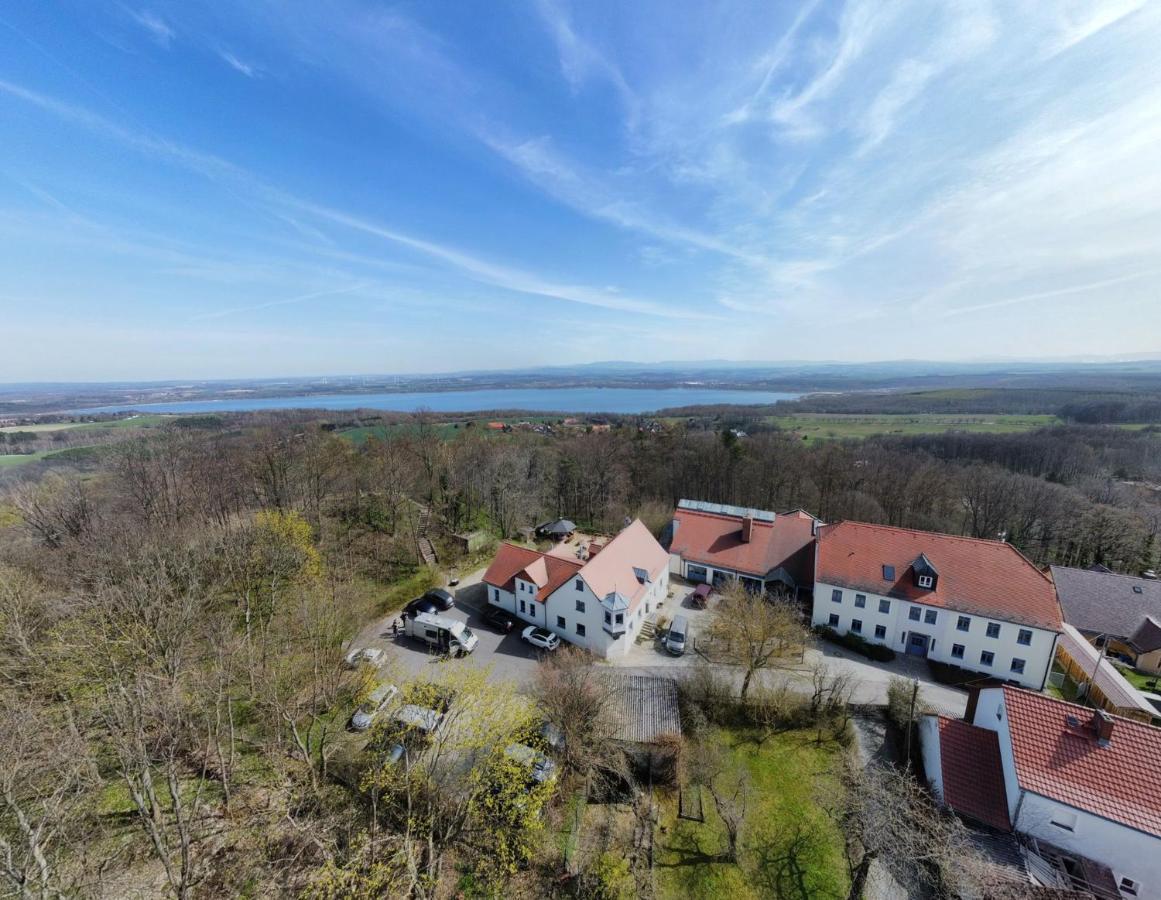 Hotel Kreuzbergbaude Beim Berzdorfer See Mit Wohlfuehl Sauna Markersdorf المظهر الخارجي الصورة