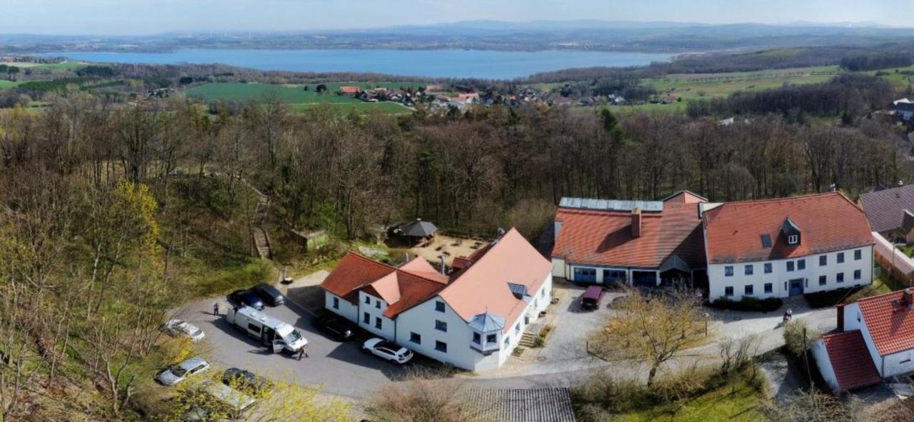 Hotel Kreuzbergbaude Beim Berzdorfer See Mit Wohlfuehl Sauna Markersdorf المظهر الخارجي الصورة